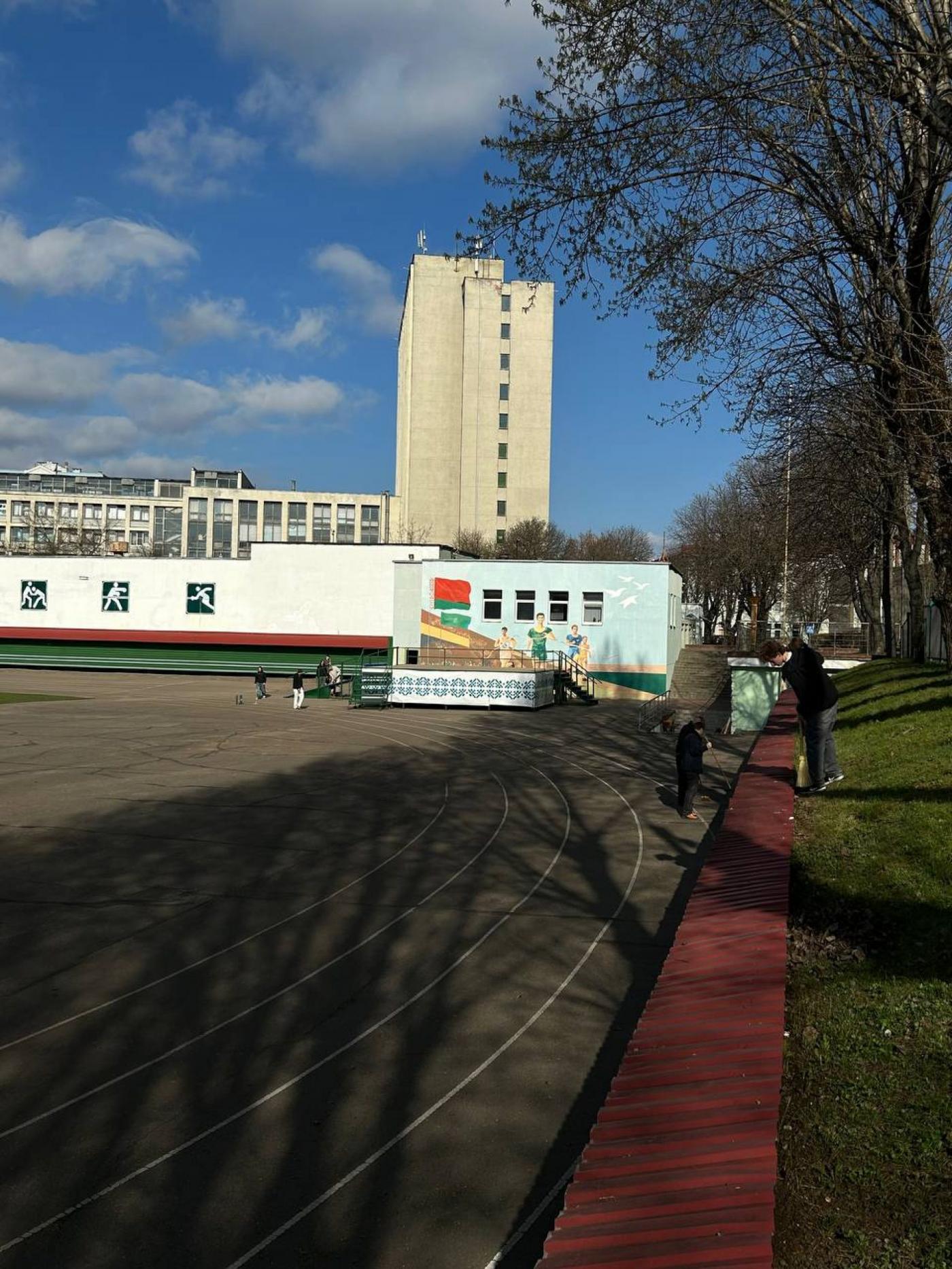 СТФ на апрельском субботнике в БНТУ